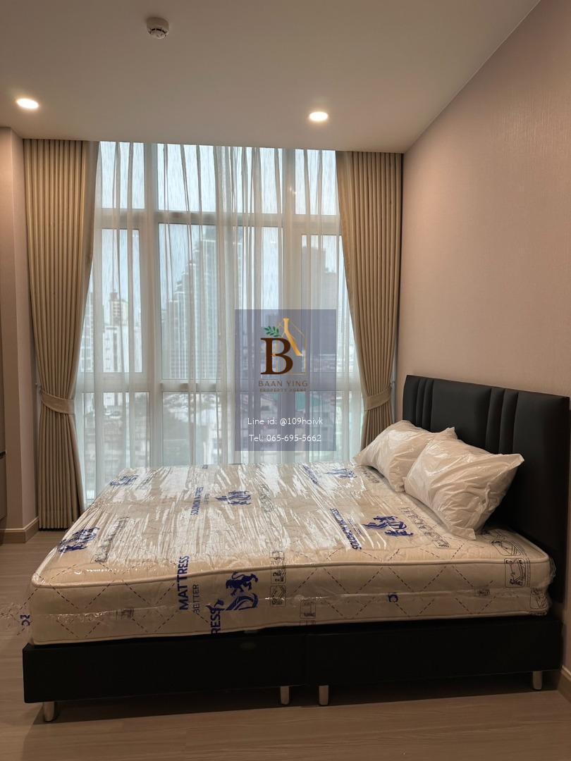 มีโซฟาเบด ห้องใหญ่42ตรม. แต่งบิลอิ้นสวย