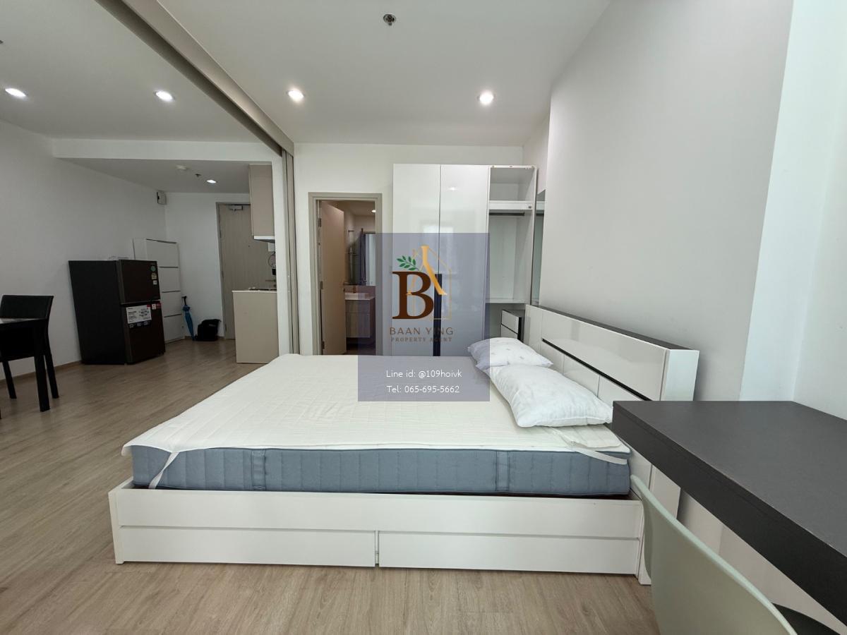 1ห้องนอน 34ตรม. วิวสระว่ายน้ำ ห้องโปร่งโล่งมากๆ