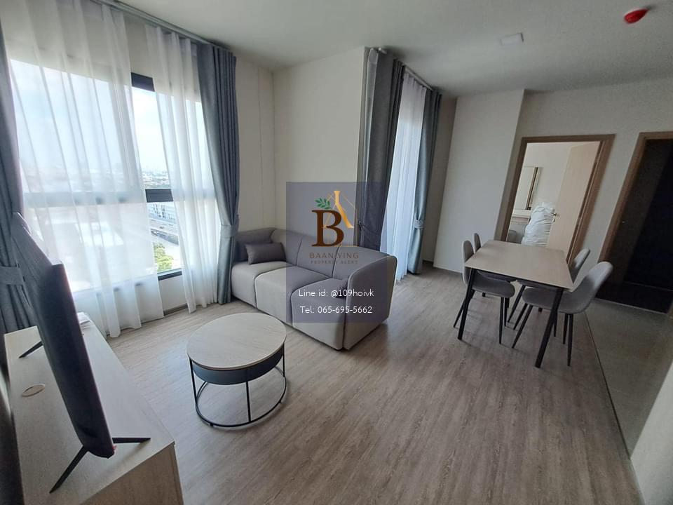 เช่าคอนโด 2-ห้องนอน ใกล้ BTSพระโขนง  NIA By Sansiri   แต่งห้องสวยโทนสีขาว-ครีม