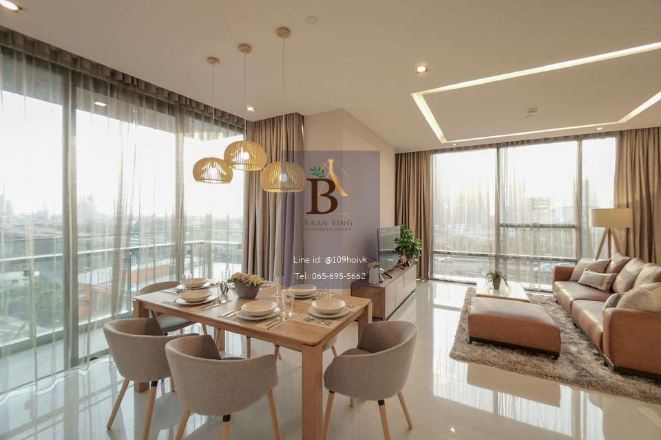 ให้เช่าคอนโดหรู The Bangkok Sathorn 104 ตรม. 2ห้องนอน, BTS สุรศักดิ์