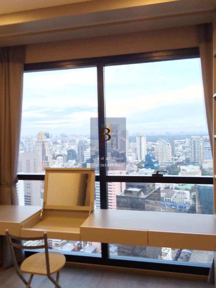 RENT 2Bed Ashton Chula เฟอร์ครบ เห็นวิวสวนลุม