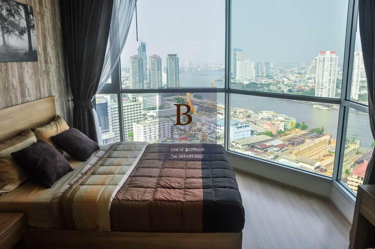 RHYTHM SATHORN ห้อง 40ตรม. วิวเห็นโค้งน้ำเจ้าพระยาเต็มตา! 