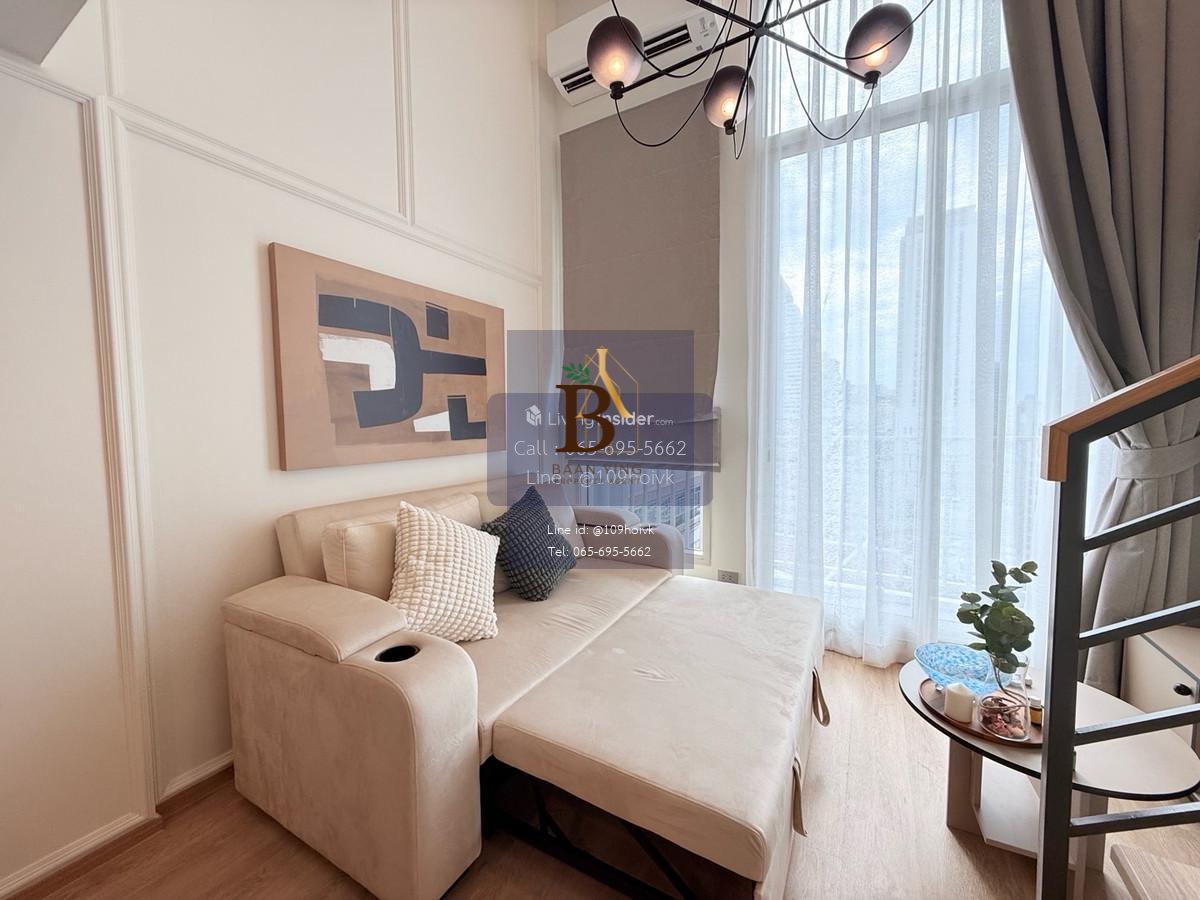 Duplex 1 ห้องนอน ชั้นไม่สูง