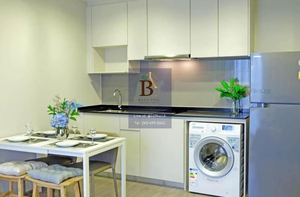 1-Step away to 🔴 MRT Ladprao, 2-Beds, Fully furnished for RENT