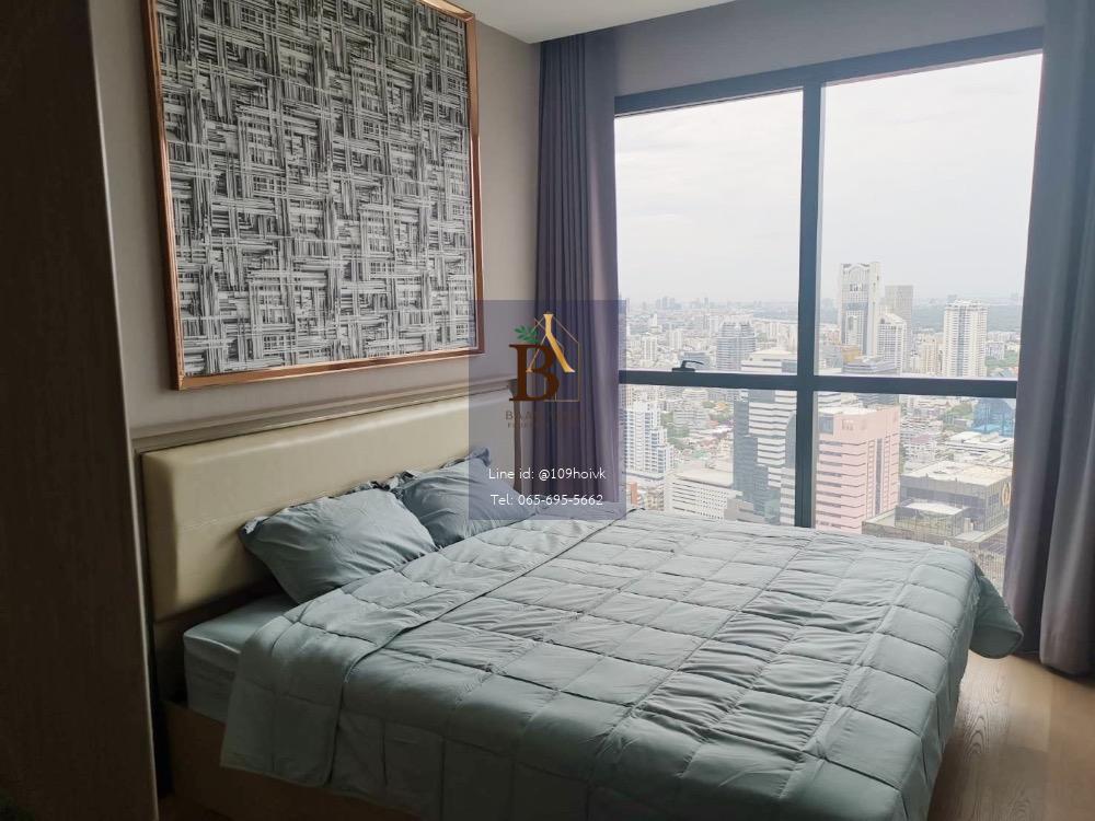 RENT 2Bed Ashton Chula เฟอร์ครบ เห็นวิวสวนลุม