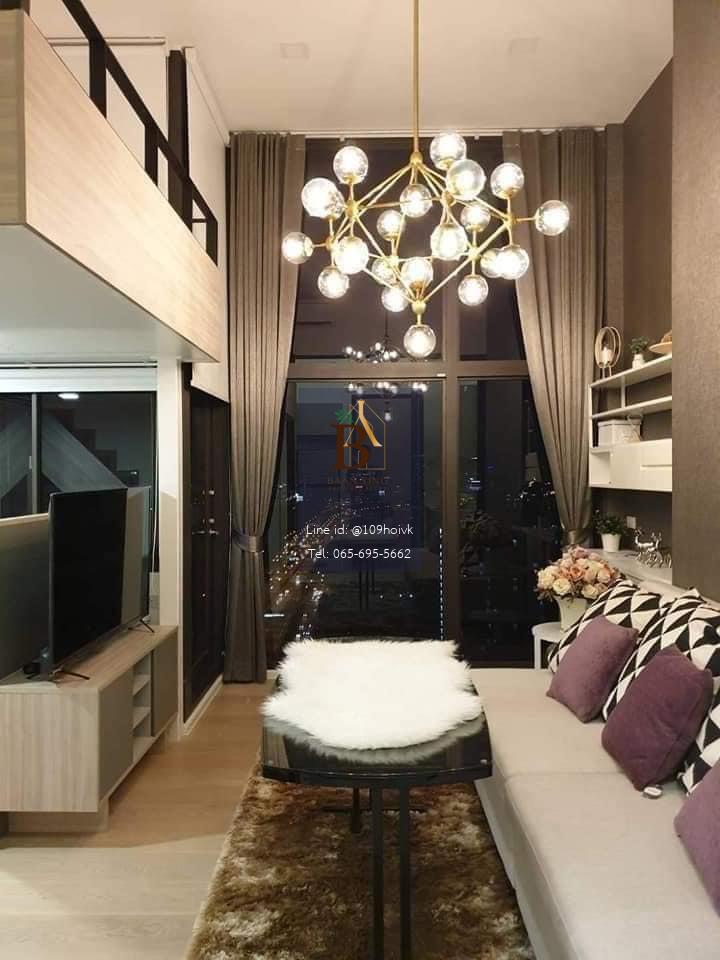 🌟คอนโดหรูใกล้mrtพระรามเก้า ห้องสไตล์Loft2ชั้น แต่งครบพร้อมอยู่