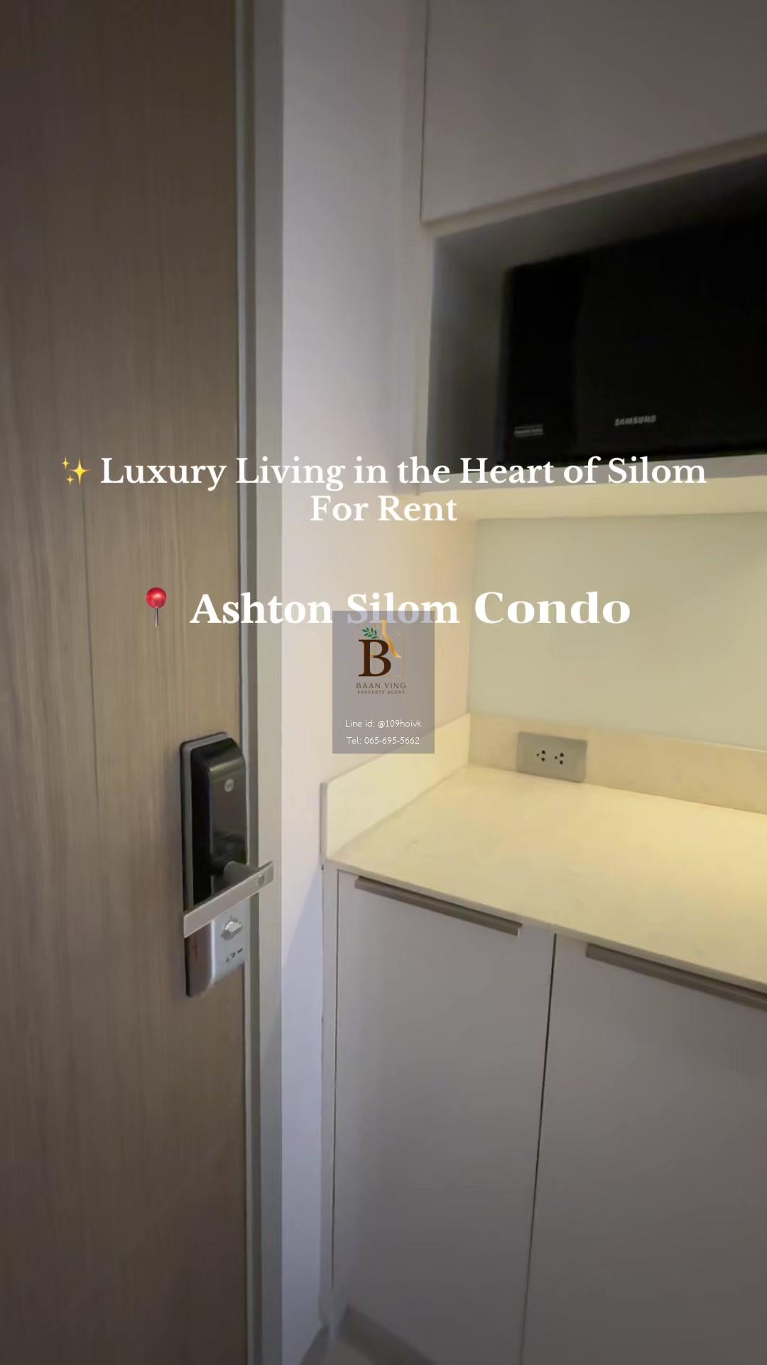 ✨Luxury living in Silom area [𝑭𝒐𝒓 𝑹𝑬𝑵𝑻] - video