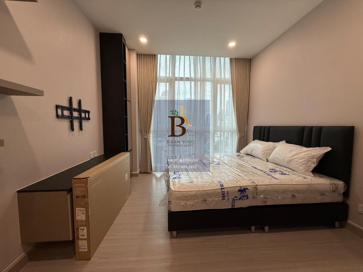 มีโซฟาเบด ห้องใหญ่42ตรม. แต่งบิลอิ้นสวย