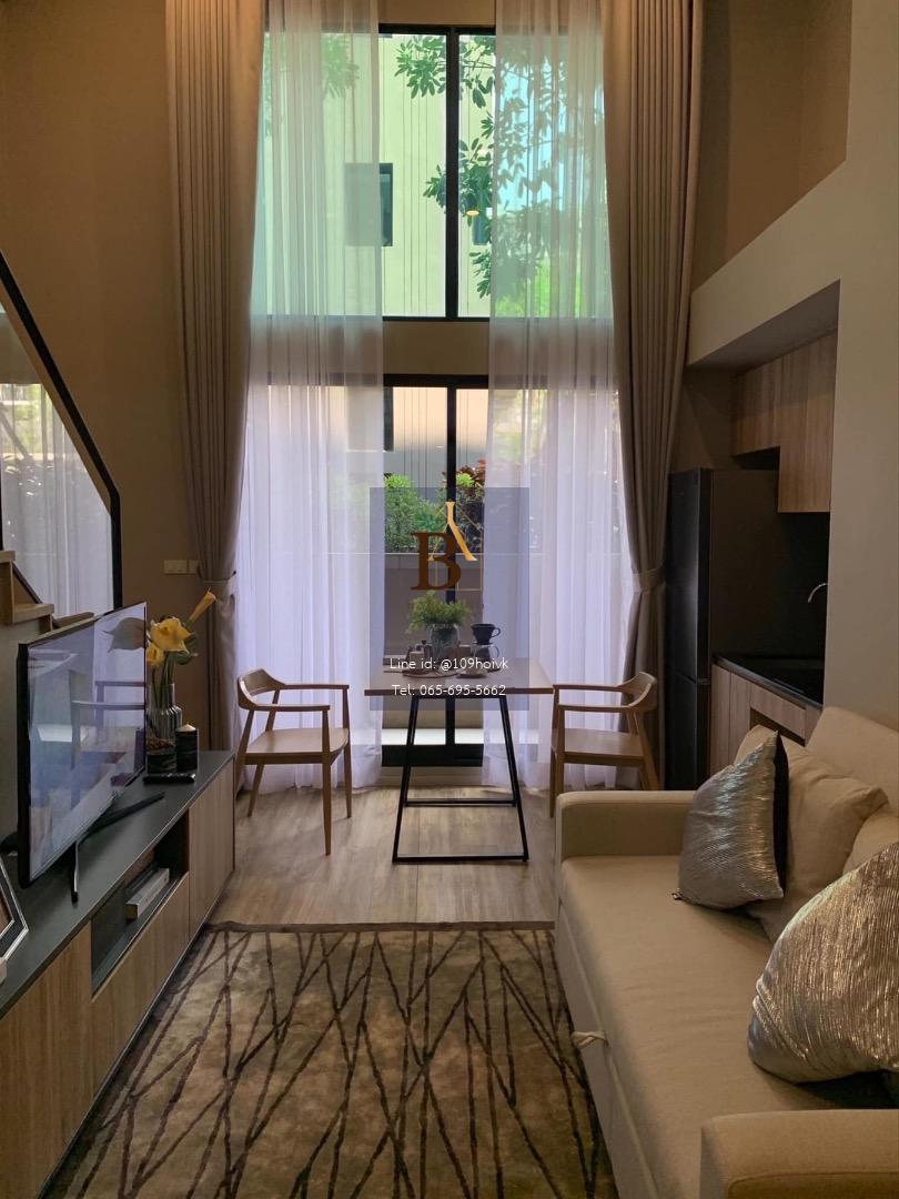 ให้เช่าห้อง Duplex แต่งBuilt-inสวย  บลอสซั่ม คอนโด @Sathorn-Charoenrat  ใกล้สาทร 