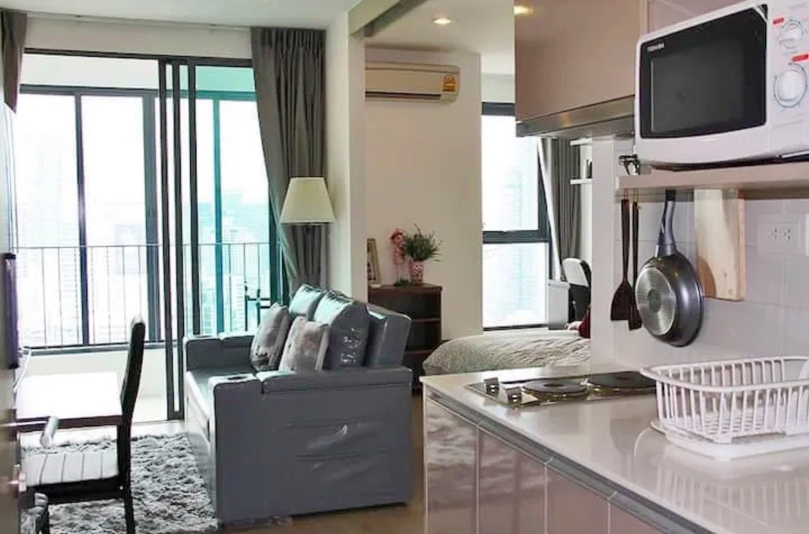 ให้เช่าคอนโดไอดีโอ คิว จุฬา-สามย่าน ได้วิวสวยๆของตึกมหานคร