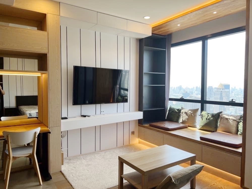 เช่าคอนโดแอชตัน จุฬา แต่งหรู อยู่ชั้นสูงได้วิวโค้งน้ำเจ้าพระยา