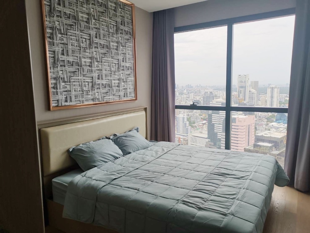 RENT 2Bed Ashton Chula เฟอร์ครบ เห็นวิวสวนลุม