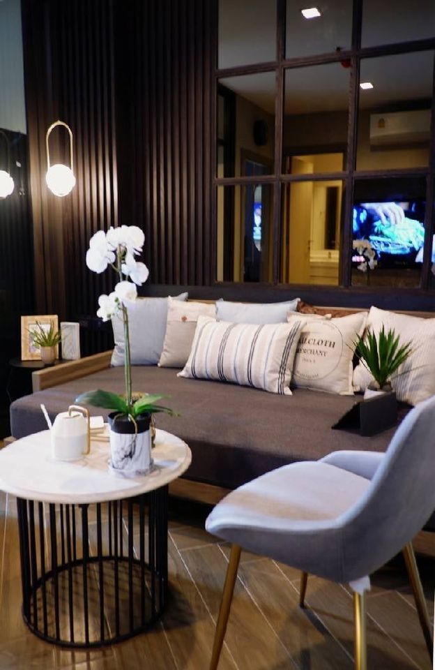 [เช่าคอนโดสุดฮอต ไลฟ์ อโศก พระราม9] ห้องแต่งสวย เฟอร์ครบ วิวสวน จองด่วน!!