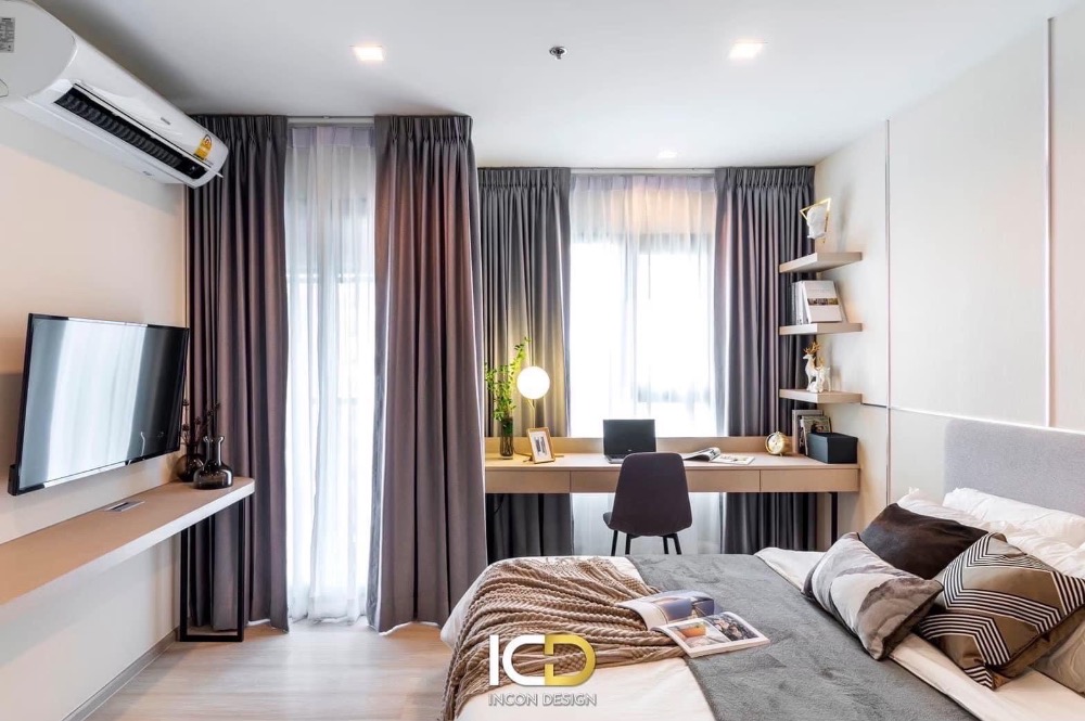 คอนโดไลฟ์ วัน ไวร์เลส ให้เช่าห้องสวย แยกเป็นสัดส่วน เครื่องใช้ไฟฟ้าครบ