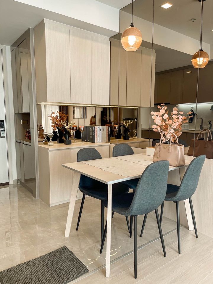 [ให้เช่า คอนโด 2ห้องนอน] One9Five อโศก-พระราม9 แต่งสวยเฟอร์ครบ หิ้วกระเป๋าเข้าอยู่ได้เลย