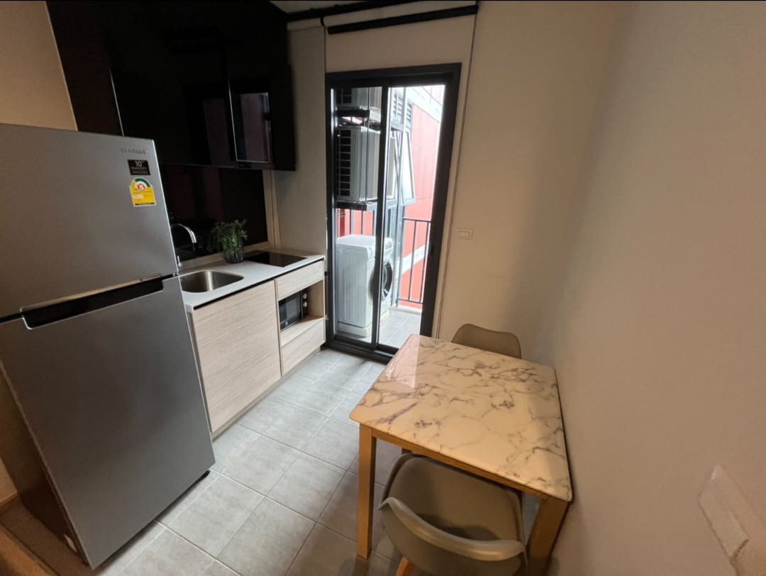 [ให้เช่า] THE BASE Garden พระราม 9 ห้องสวยเฟอร์ครบ เข้าอยู่ได้เลย