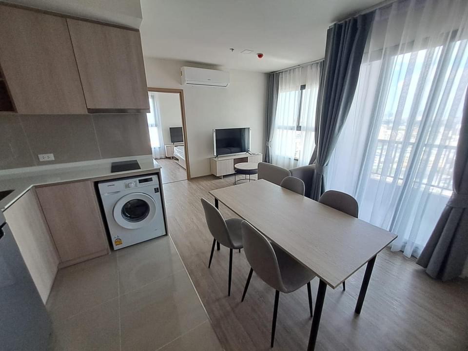 เช่าคอนโด 2-ห้องนอน ใกล้ BTSพระโขนง  NIA By Sansiri   แต่งห้องสวยโทนสีขาว-ครีม