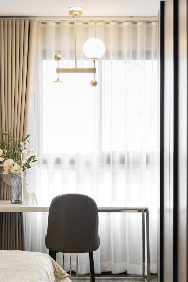 ให้เช่า IDEO จุฬา-สามย่าน 1-ห้องนอน วิวสวน Built-inสวยมาก เฟอร์ครบ 