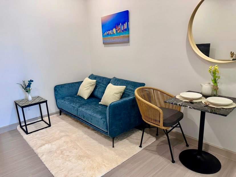 🛋️1-ห้องนอนใหญ่ ใหม่เอี่ยม✨ใกล้จุฬา/สีลม เฟอร์และเครื่องใช้ไฟฟ้าครบ 