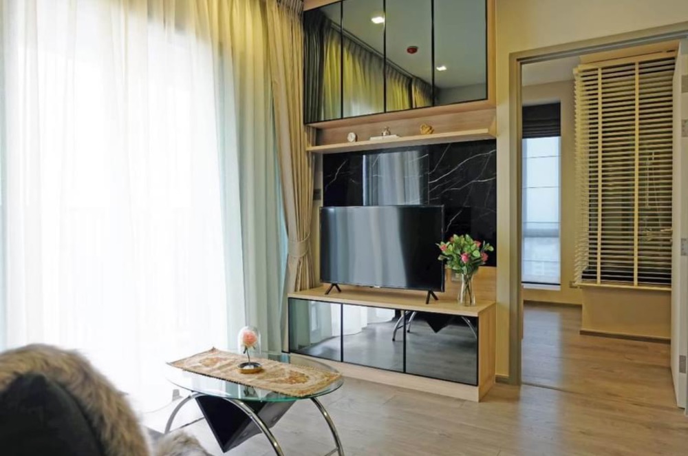 1-Step away to 🔴 MRT Ladprao, 2-Beds, Fully furnished for RENT