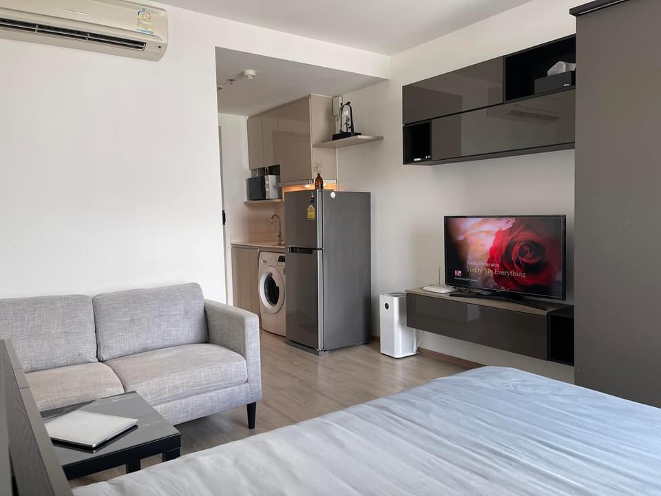 Ideo Q Chula  ราคาดี เฟอร์ครบ มีเครื่องซักผ้า เข้าอยู่ได้เลย 