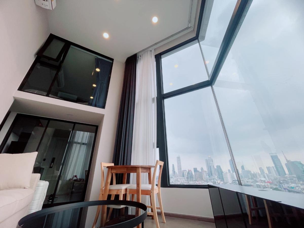 พาร์ค ออริจิ้น จุฬา-สามย่าน ห้องDuplex 2-ห้องนอน พร้อมอยู่ ส่วนกลางดีมาก 