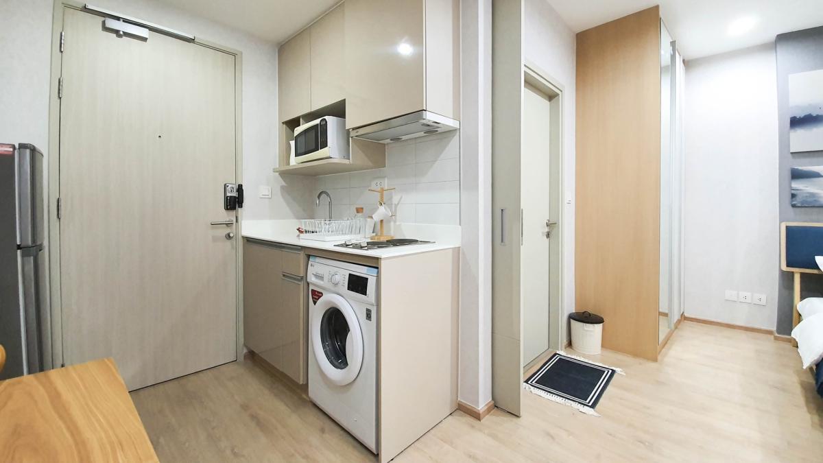 Ideo Q Chula 1-ห้องนอน เฟอร์ครบ มีเครื่องซักผ้า เข้าอยู่ได้เลย 