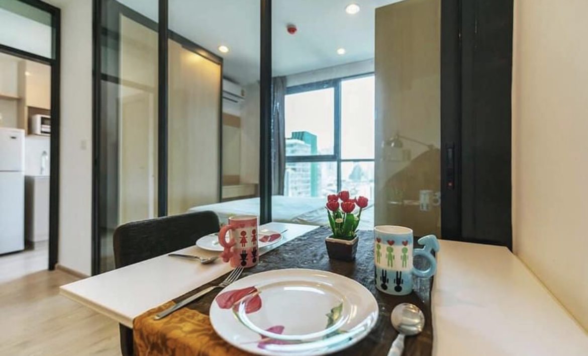 Ideo Q ห้องStudio ครัวปิด