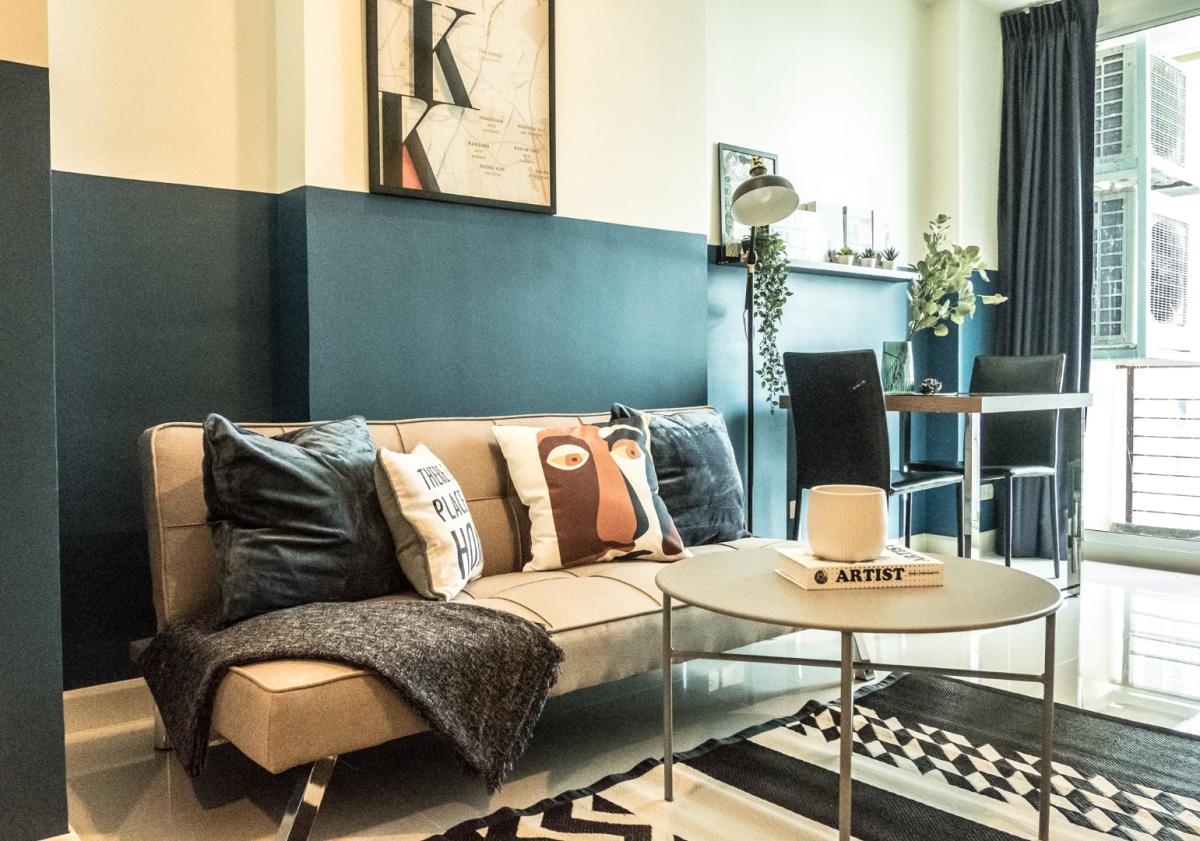 ปล่อยเช่าคอนโด📍WISH@Samyan 1 ห้องนอน เฟอร์ครบ พร้อมเข้าอยู่