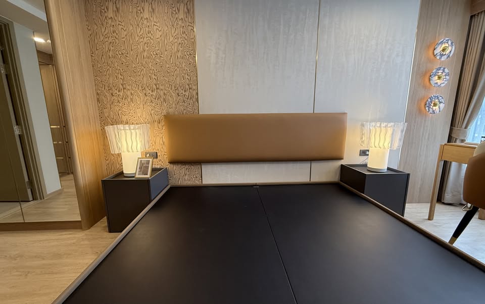 2Bedroom มีเตียงใหญ่6ฟุตให้ทั้งสองห้องนอน