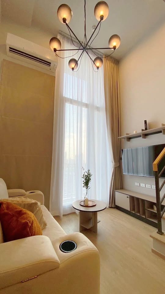 Duplex 38.9ตรม. ห้องบิ้ลอินแต่งครบพร้อมอยู่