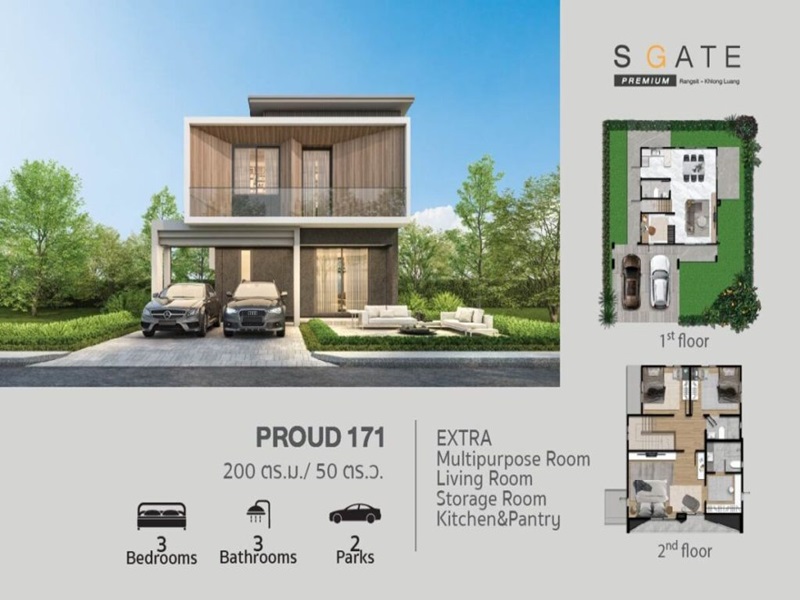 เอส-เกต-พรีเมี่ยม-รังสิต-คลองหลวง