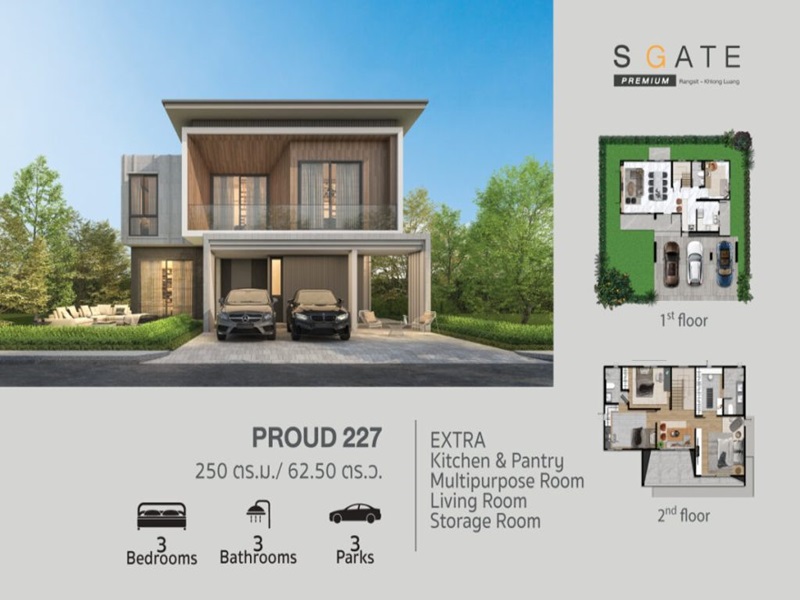 เอส-เกต-พรีเมี่ยม-รังสิต-คลองหลวง